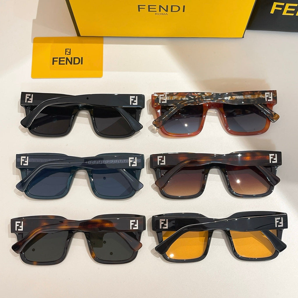 ROMA SQUARE FRAME SUNGLASSES FFF0053 IN ACETATE